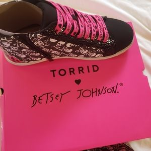 Torrid Betsy Johnson high top sneakers